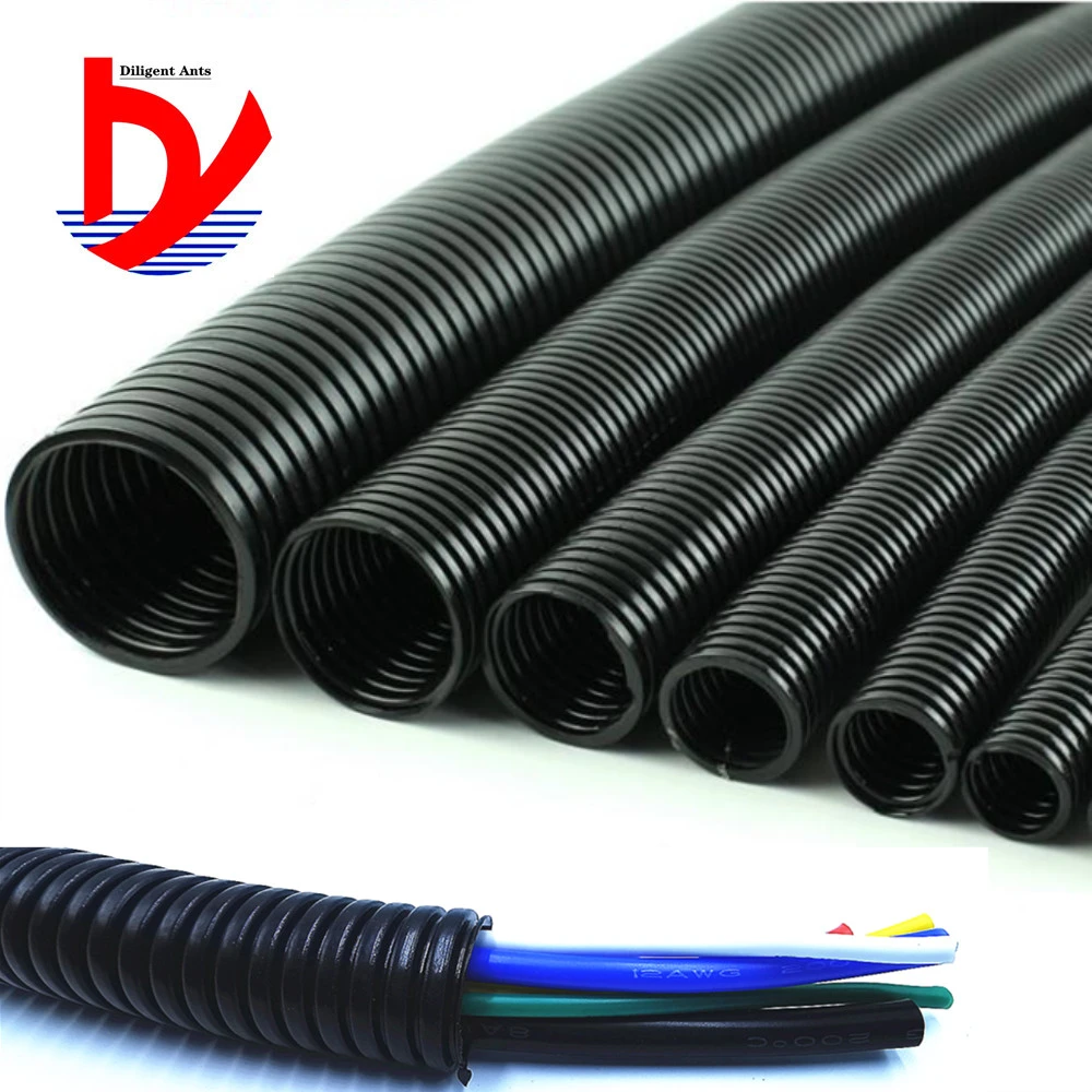 1m Corrugated Tube Auto Car Corrugated Tube Pipe Insulation Wire