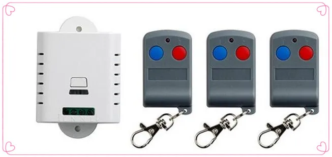 

latest AC 85V 110V 120V 220V 250V 1CH RF Remote Control Switch System 3X Transmitter + 1 X Receiver 1ch relay smart home z-wave