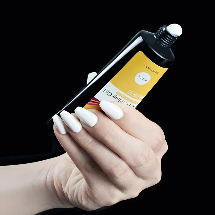 Бурано поли гель Наборы Nail Art французский прозрачный дизайн ногтей камуфляж Цвет