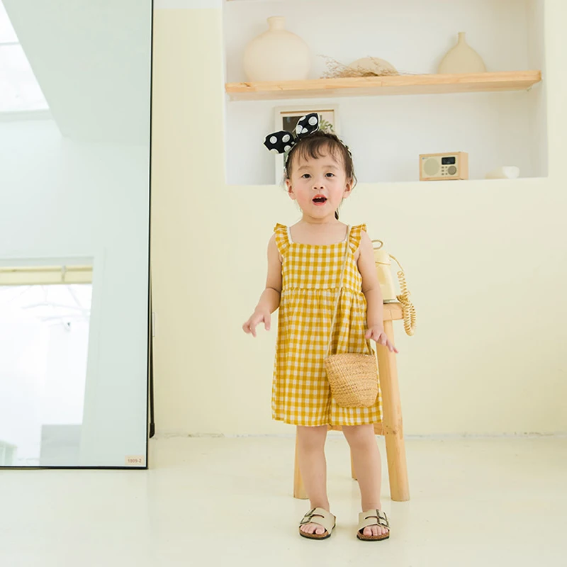 

Baby Girl Dress Party and Wedding Plaid Birthday Dress Summer Princess Baby Girl Dresses Toddler Casual Holiday Clothes