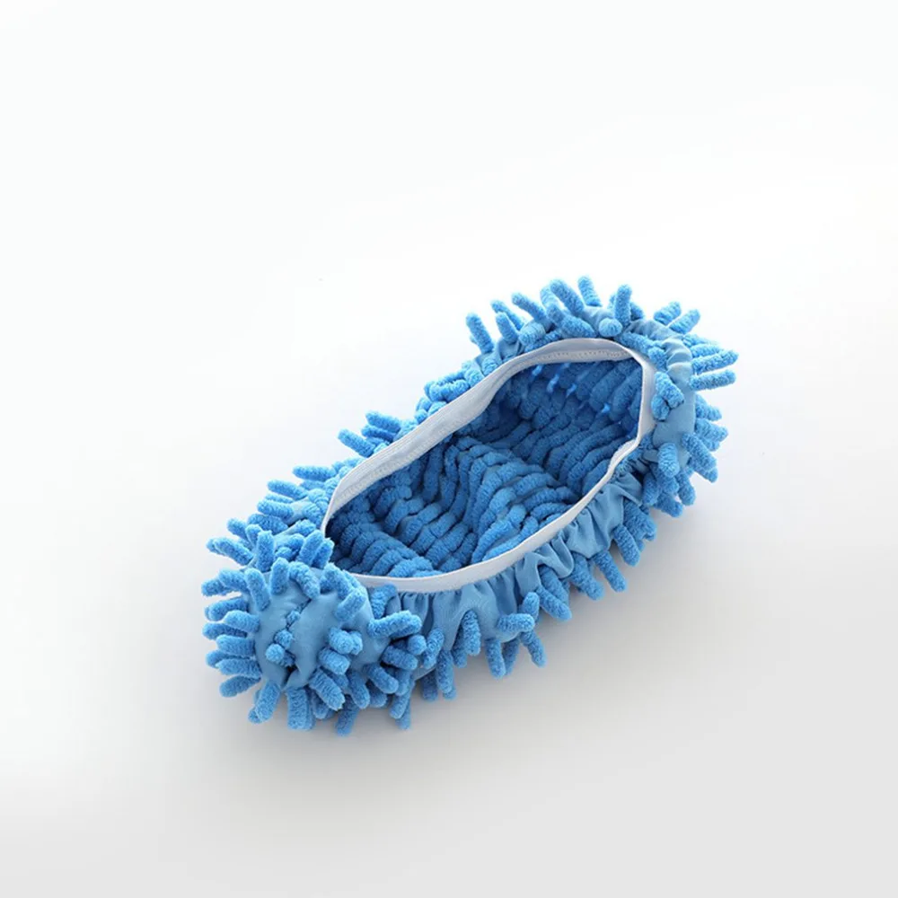 1 pieza de fregona zapatilla de piso de pulido limpiador de limpieza de polvo perezoso zapatos de limpieza de pie cubierta de zapatos cubiertas de polvo suministros de limpieza para el hogar
