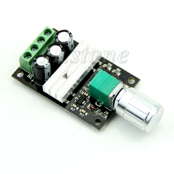 

DC 6V 12V 24V 28V 3A PWM Motor Speed Control Switch Controller 1203BK Hot