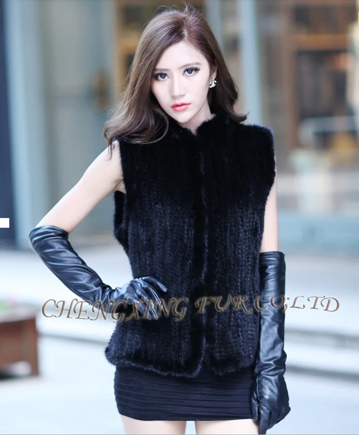 CX G B 13B Новые товары вязаный жилет из меха норки ~ Прямая поставка|fur vest|vest vestfur mink vest