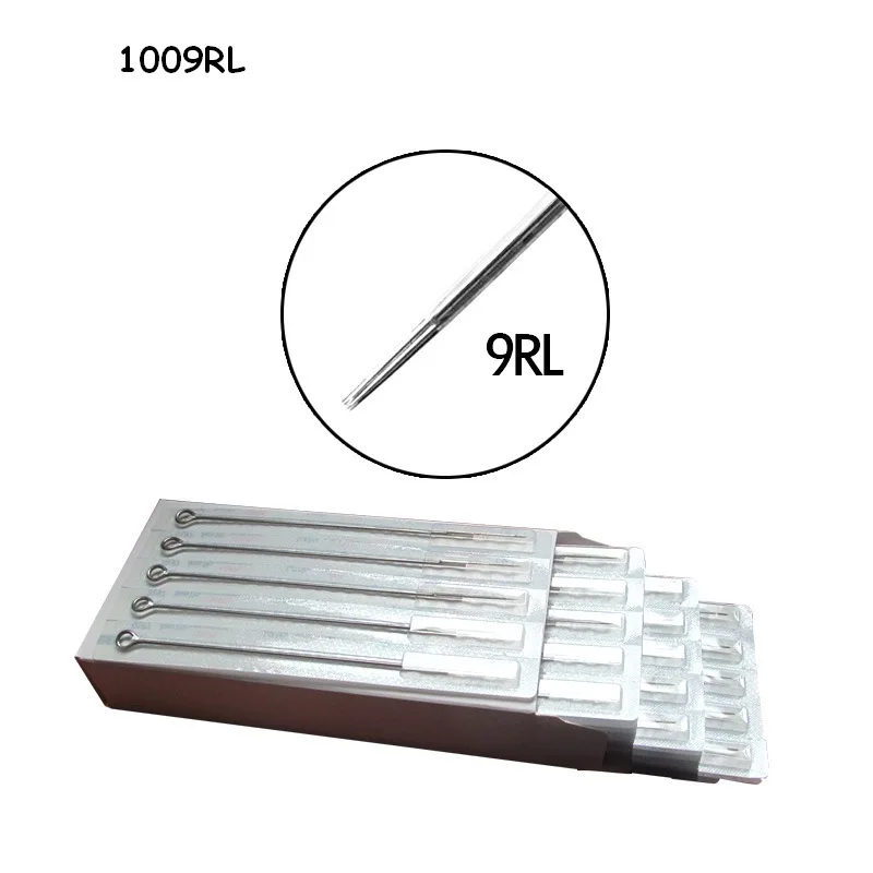 Buy 50 PCS Disposable 9RL Sterilized Tattoo Needles