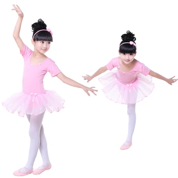 

Free Shipping Cotton Flowers Decoration Tutu Dress Princess Party Ballet Dresses Cute Fashion Ballet Dance Wear