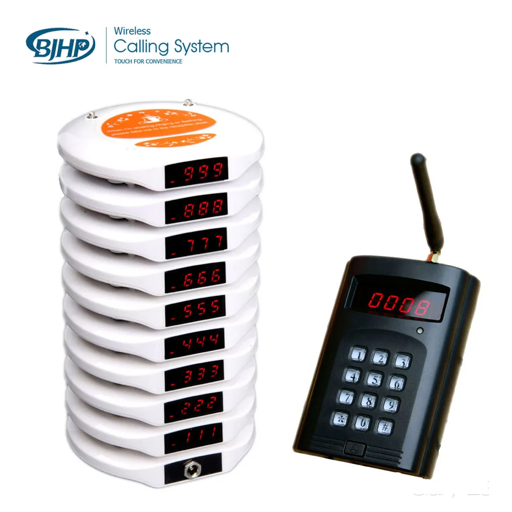 Wireless Paging Queuing System for Restaurant with 1 keypad and 40