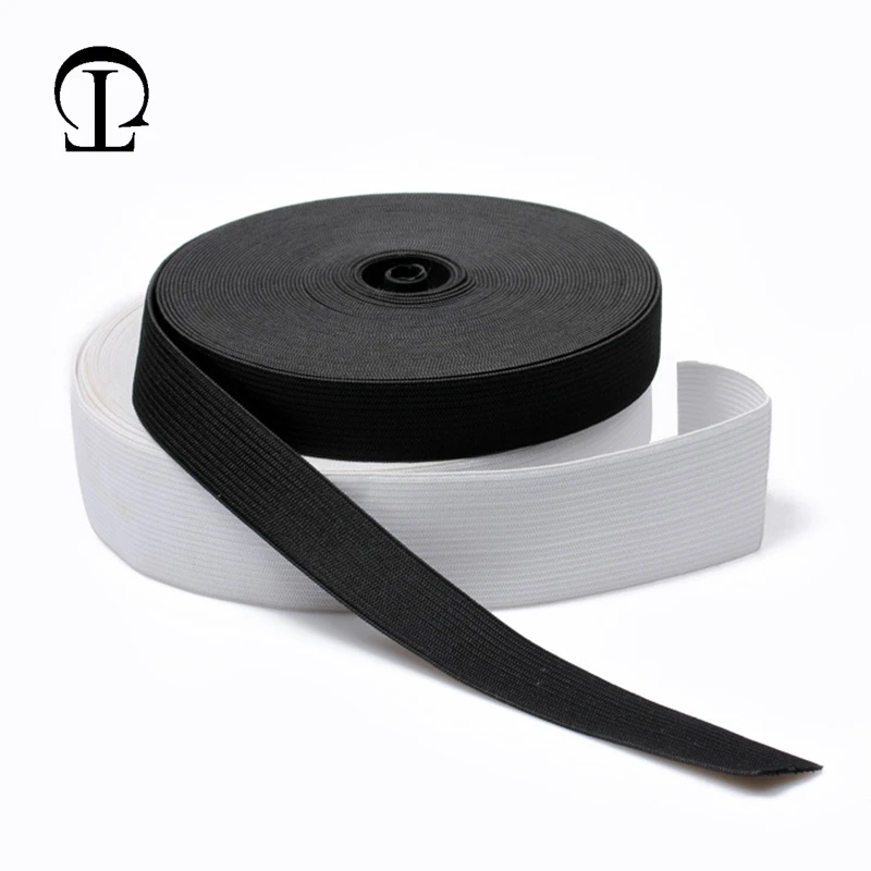 1roll/lot black/white colors elastic band sewing accessories rubber
