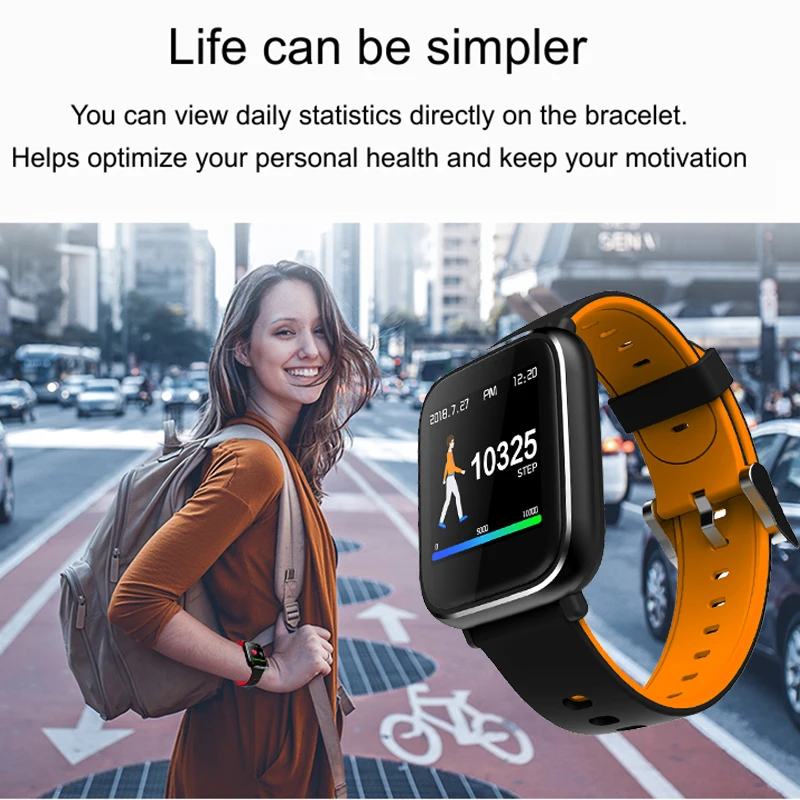 IP67 водонепроницаемый смарт умный браслет в виде часов крови Давление Трекер Сна Фитнес браслет вызова Re mi под Smartband pk mi band 3 4