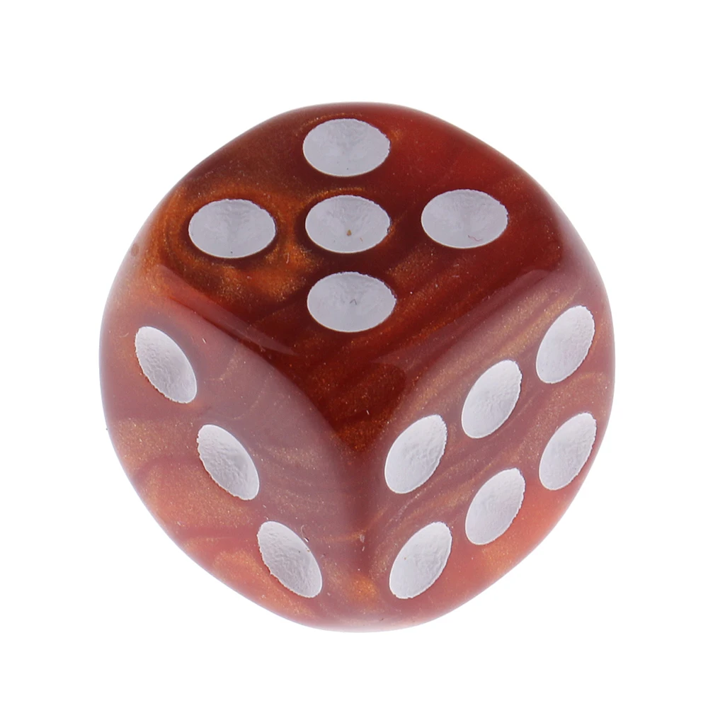 10 Pcs Plastic 6-sided Digital Dice D6 for Party Bar Pub Camping Travell Christmas Table Game D&D MTG RPG Gaming Acce 10-Color