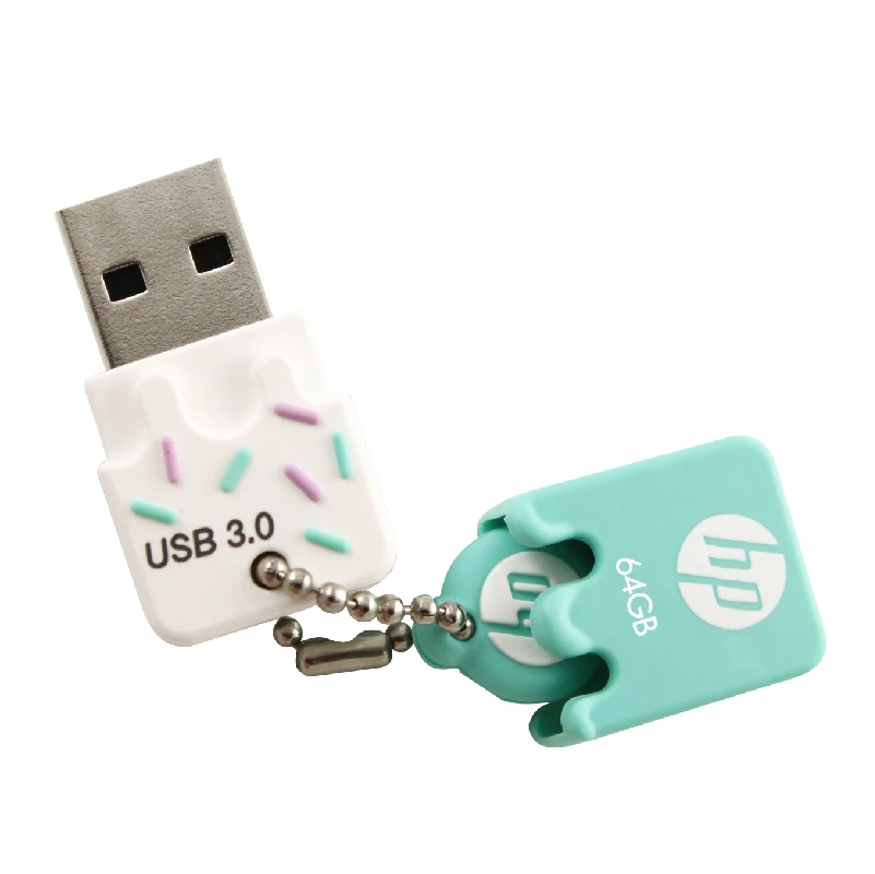 Hp USB флеш-накопитель Usb 3,0 флеш-накопитель Cle Usb X778w 64 Гб Usb флеш-накопитель мультфильм Мороженое память для милой девушки ручка-накопитель