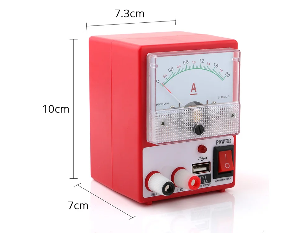 Мини DC источник питания Амперметр для ремонта мобильных телефонов 5 в 2 а Амперметр источник питания защита от короткого замыкания тестовые инструменты