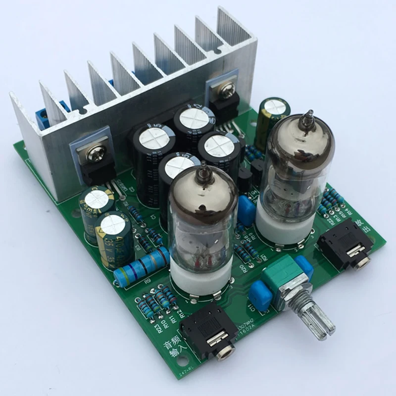 Hifi 6j1 электронный ламповый предусилитель плата lm1875t усилитель мощности для