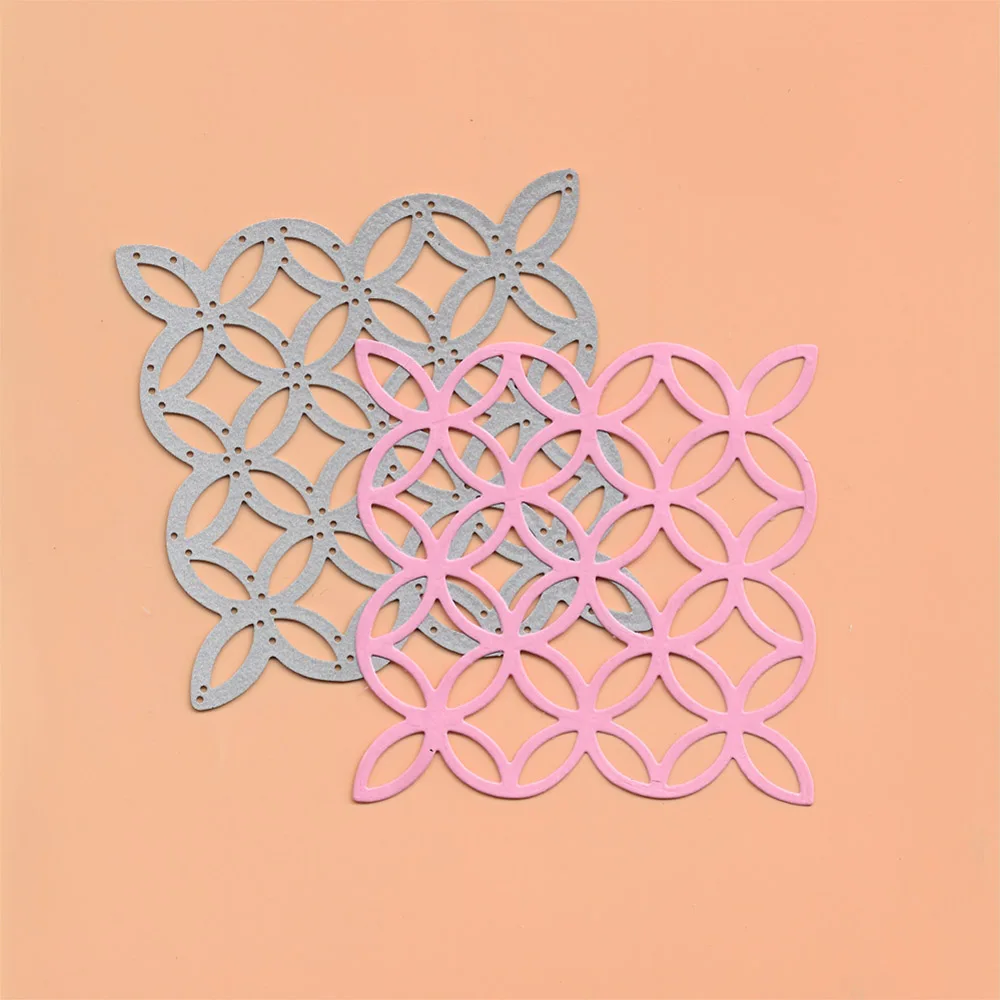 

Metal Cutting Dies lace flower background border Stencil DIY Scrapbooking Album Paper Card Decoration Crafts Embossing Dies