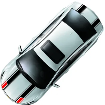 

Car Dual Racing stripes 2-8'' Hood Trunk Decals for CRUZE Vinyl Graphics Sticker ZC933