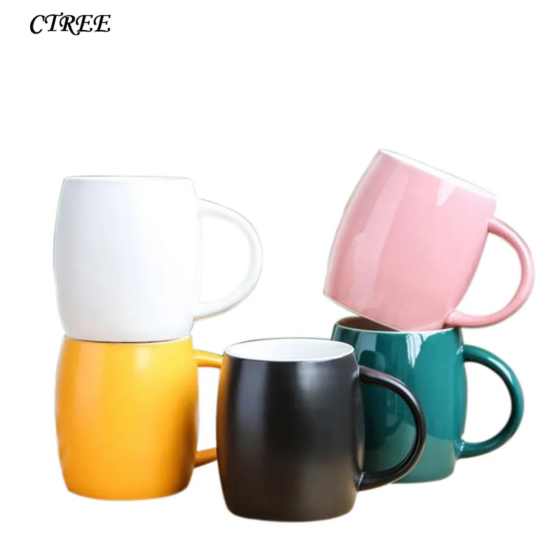 Buy CTREE 1Pcs Ceramic 320ml Mugs Family Handgrip