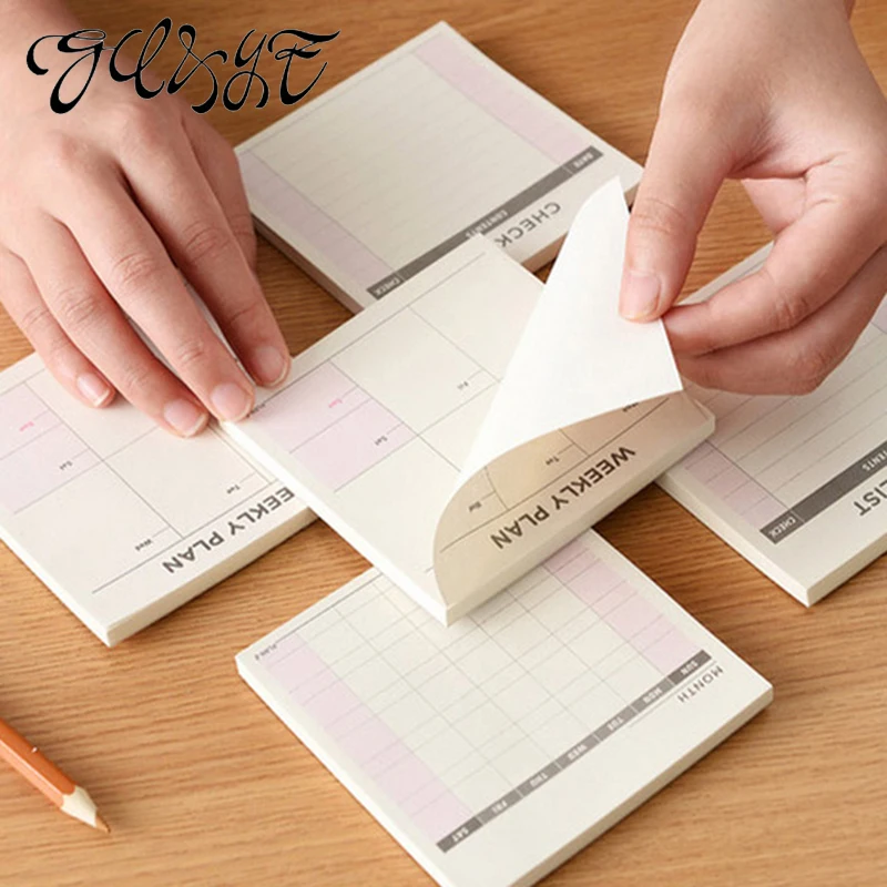 Cute Kawaii Weekly Monthly Work Planner Book Diary Agenda Dokibook For Kids School Supplies Free Shipping | Канцтовары для офиса и