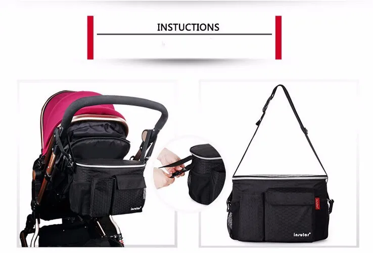 Изолирующая, алюминивая сумка для ребенка, сумка для детской коляски, сумка для еды, коляска, сумки для бутылок, аксессуары для коляски