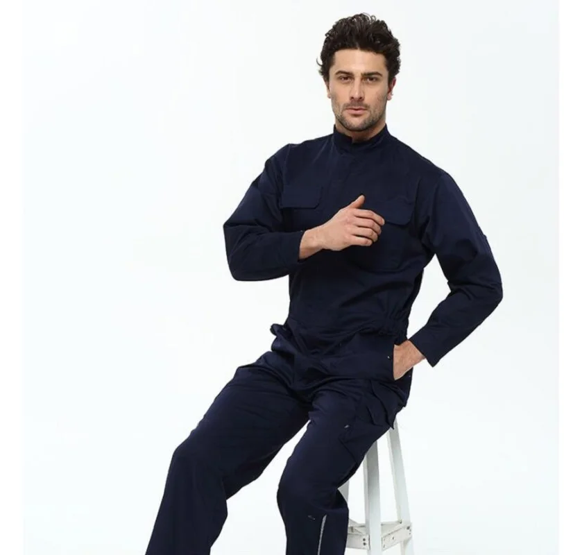 New Work Clothing Hooded Overalls Men Women Long Sleeve Coveralls Repairman Machine Welding Worker Uniforms