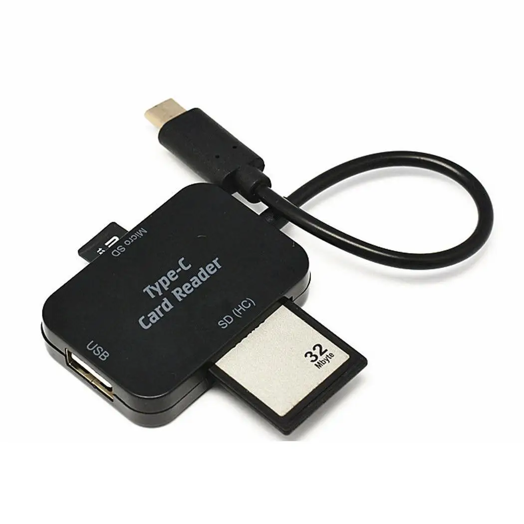 Многофункциональный двойной USB порт высокоскоростной кард-ридер и для телефона