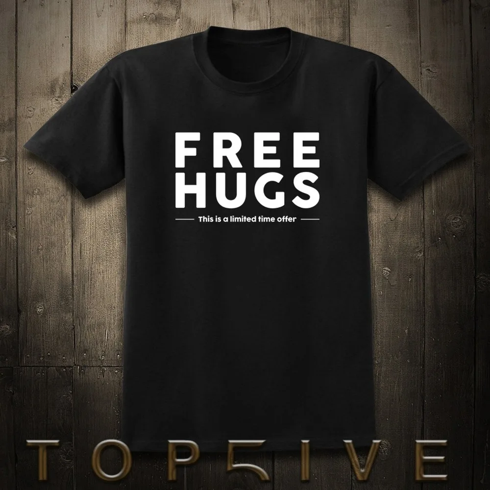 Забавная мужская футболка свободного обнимания с надписью Love Huggers Day Bold Comeby GAG