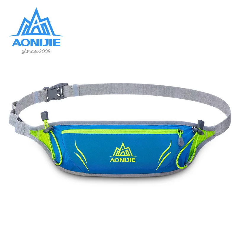 Nuevo AONIJIE de poliéster al aire libre bolsa de cintura Unisex impermeable de deportes bolsas de cintura Pack Correa bolsa senderismo ciclismo