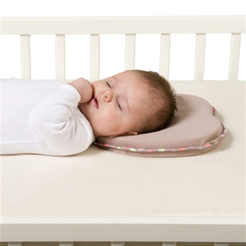 Newborn Infant Head Protection Pillows Prevention Flat Head Orthopedic Mat Baby Bedding Memory