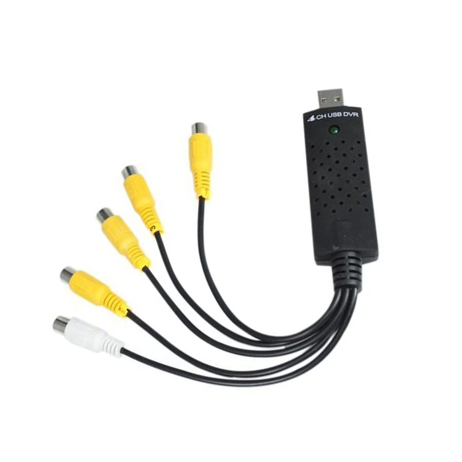 Адаптер для видеозахвата в реальном времени 4 канала с usb 2 0 VHS на DVD системы