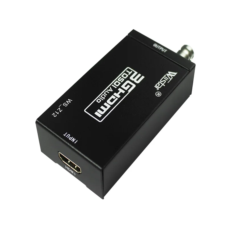 Wiistar 3g HDMI к SDI конвертер 1080 P Поддержка SD/HD-SDI/3G-SDI сигналы мини hdmi2sdi адаптер питания кабель BNC