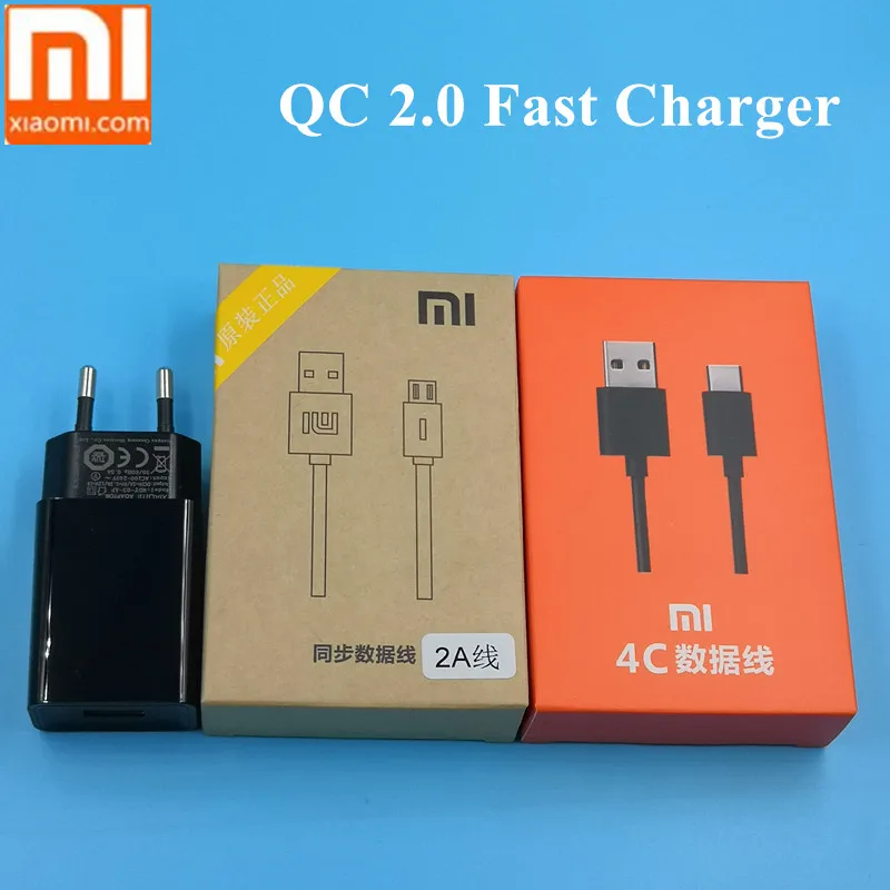Original XIAOMI redmi 5 plus charger QC2.0 Fast Charger Adapter For mi