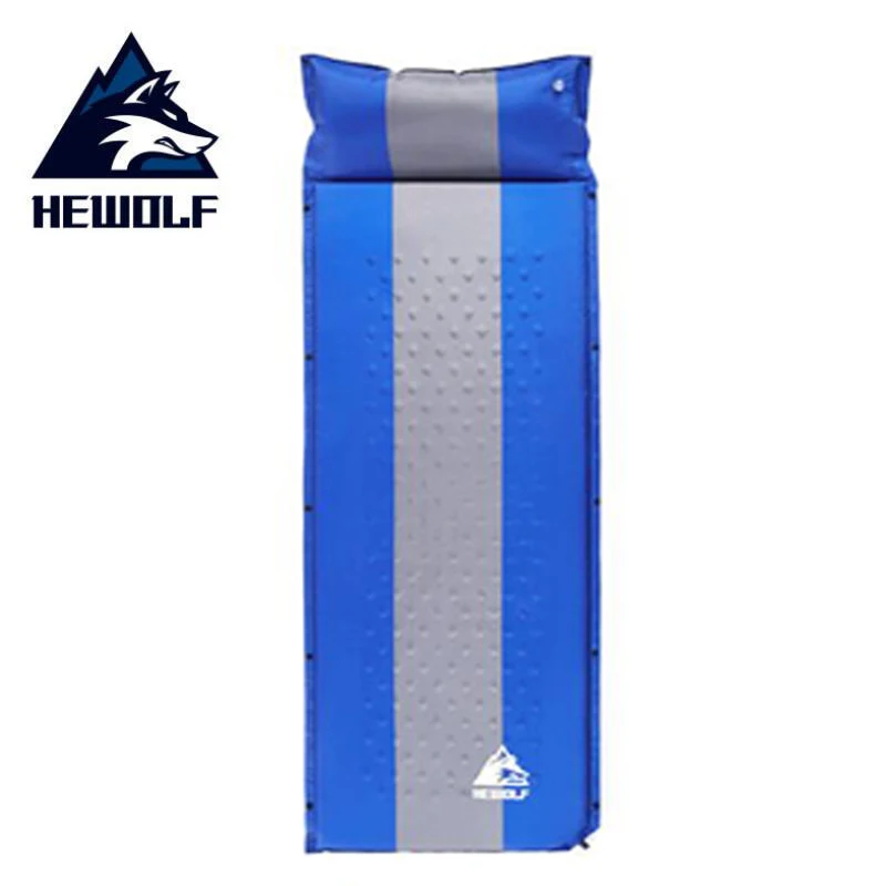 HEWOLF سميكة 3 سنتيمتر الذاتي النفخ التخييم Airbed وسادة النوم سجادة أرضية توضع خارج المنزل الربط مويستوريبروف التلقائي الفرش الهوائي