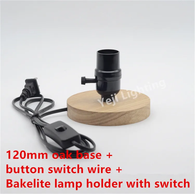 Настенный светильник Эдисона в стиле ретро из дуба дерева бакелита|switch lamp holders|lamp