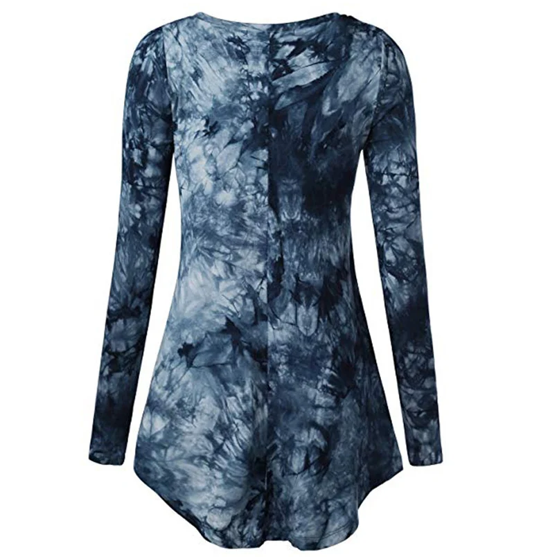 Fashion Women Fall New Scoop Neck Pleated  Long Sleeves Plus Size Blouse Top Tunic Casual Shirt Wholesale And Freeship #L17 (5)