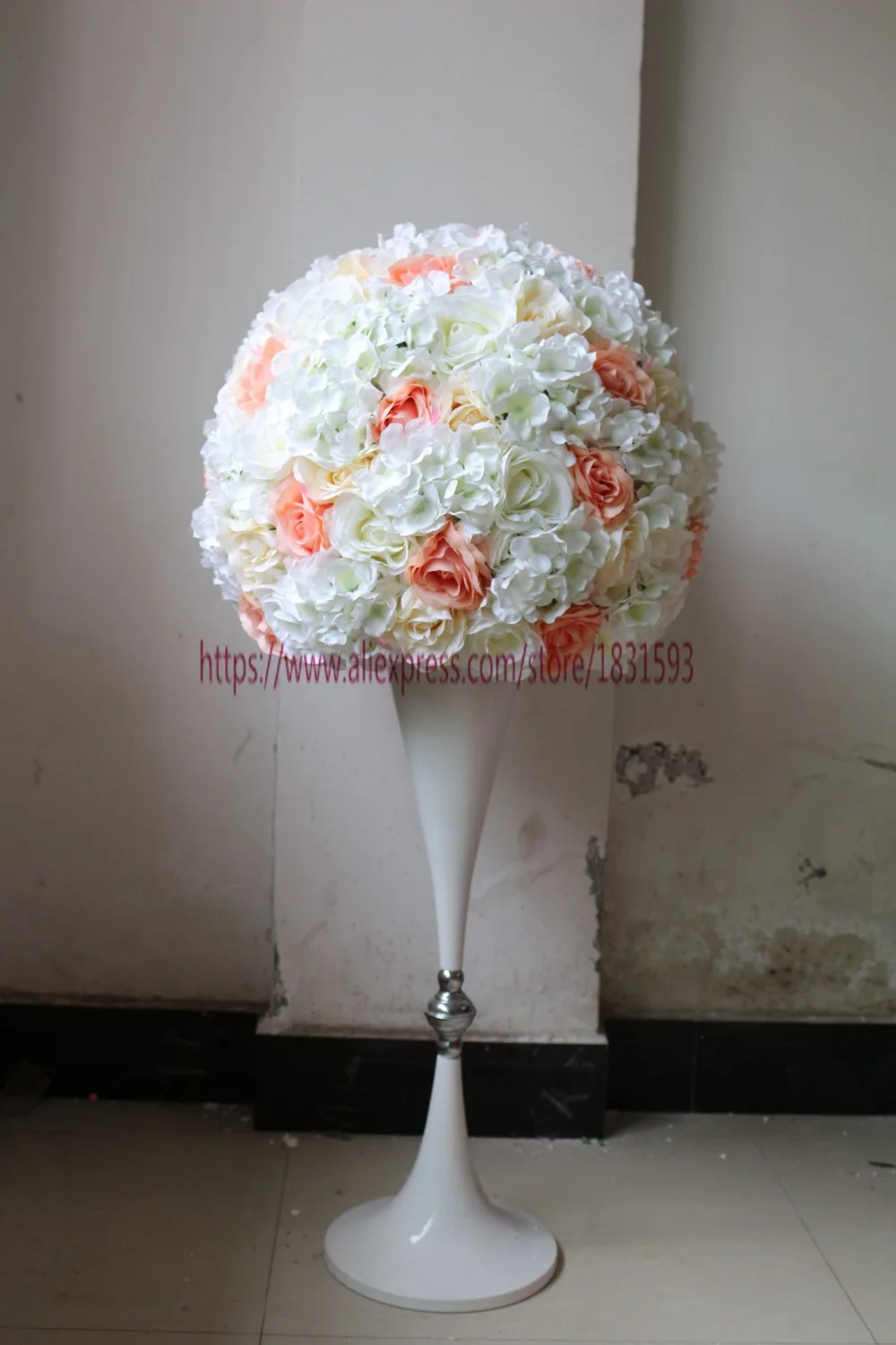 Wedding Road Lead Ball Artificial Flowers Wedding Decoration Table Centerpiece Decoration 2 3 Round Flower Ball 50cm Tongfeng Artificial Flowers Wedding Flower Weddingflower Ball Aliexpress