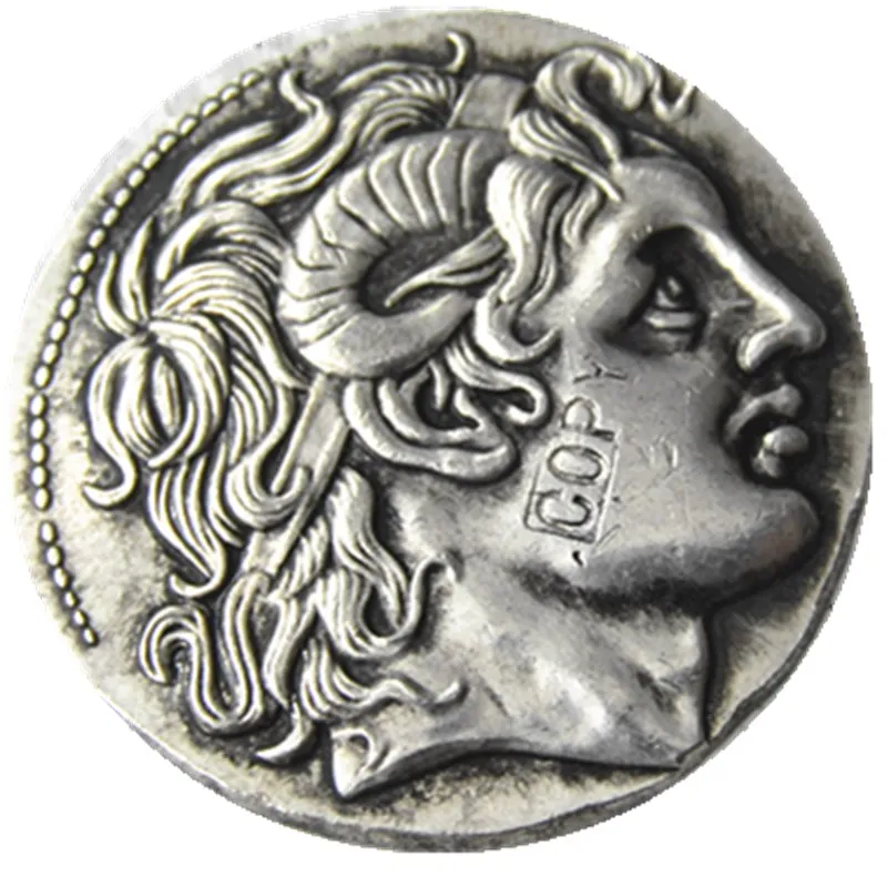 

G(14)Rare Ancient Greek Coin -415 Tetradrachm Silver Plated Copy Coins