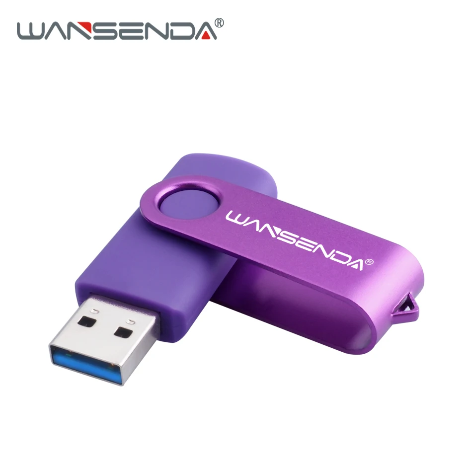 WANSENDA D300 USB флеш накопитель металлический 32 ГБ Usb флешка 3 0 16 64 128 256