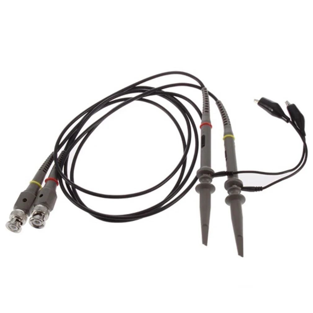 

2 Pack P6100 100 MHz Oscilloscope Probe 10:1 and 1:1 Switchable for Rigol Atten Owon Siglent