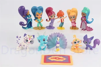 

Nick Jr. Shimmer and Shine Party Favors Set of 12 Figures Kids Toys