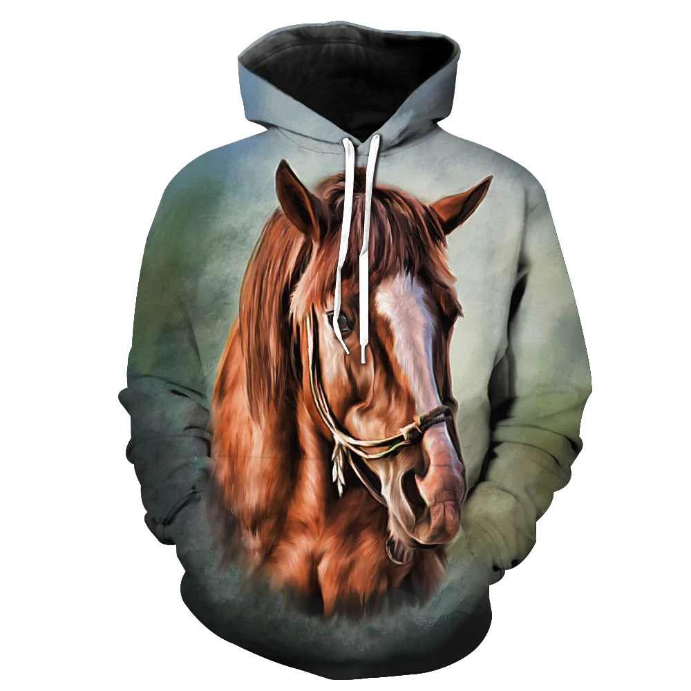 PLstar Cosmos Drop shipping 2019 New Fashion painting 3d hoodies Animal ...