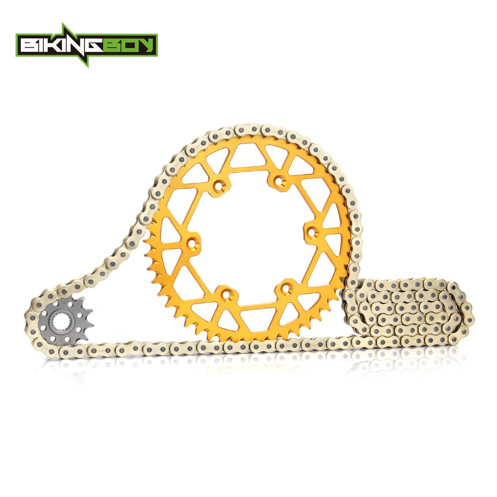 

BIKINGBOY Full Set Front 13T Rear 48T 49T 50T 51T 52T Sprockets 520 Chain for Suzuki RM 125 RM125 01-08 RM-Z RMZ 250 2007-2012