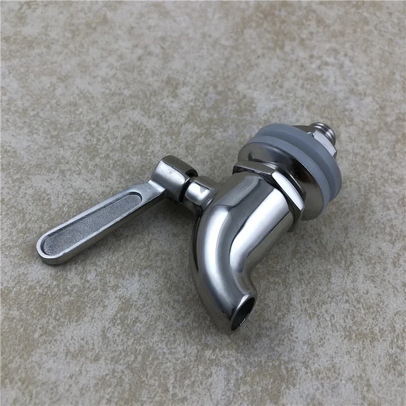 12mm Stainless Steel Spigot Faucet Tap Valve for Beverage Drink Dispenser Home brewing Wine Beer Kegs (5)