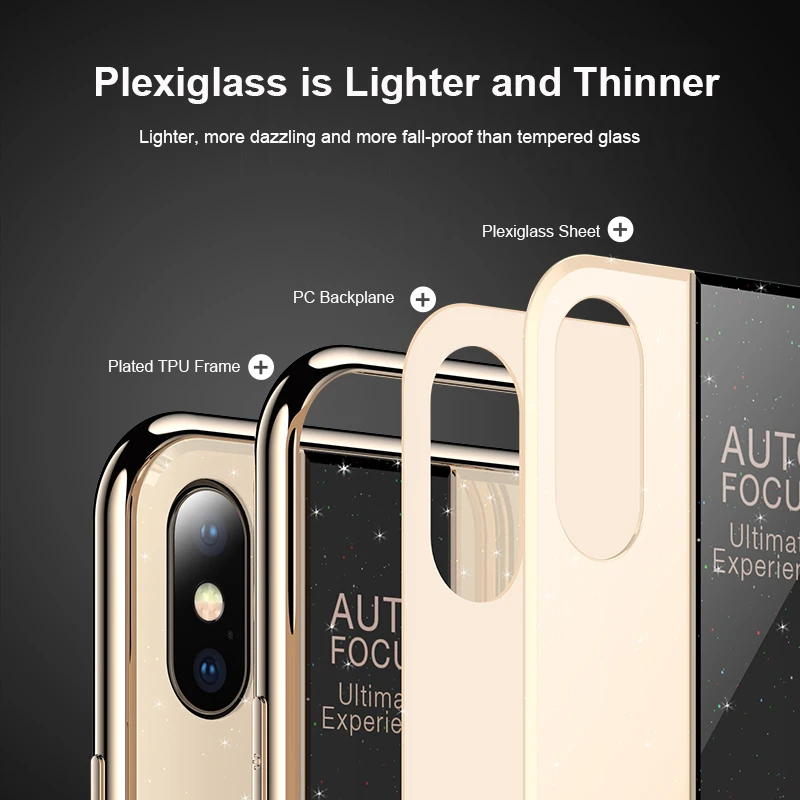AKBKTII HD окрашенная крышка из оргстекла coque для iPhone 6 6S 7 8 Plus чехол X XR XS MAX Porsche