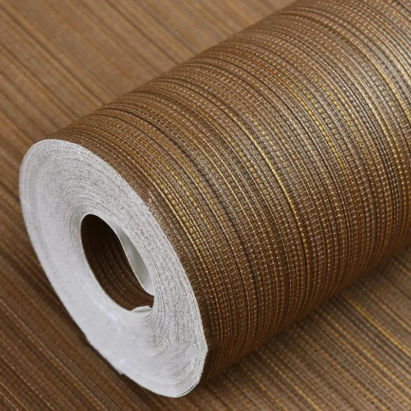 

Modern Plain Solid Color Straw Textured Wallpapers Horizontal Faux Grasscloth Washable Vinyl Vertical Strip Wall Paper Rolls