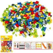 450PCS/pack Building Brick Blocks Compatible with Noted Brand DIY Toy for Kids Children 7 Gifts in Pack Figures Brick-separator loz diamond blocks courier bear kids assembly toy for children oyuncaklar building brick action figures diy designer animal 9749