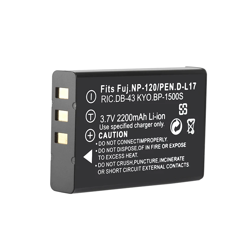 Dinto 2200mAh NP 120 NP120 перезаряжаемая камера Аккумулятор для FUJIFILM Finepix F10 F11 ZOOM фонарей
