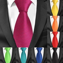 Gravatas de xadrez clássicas para casamento, gravatas de listras azuis para negócios e casamento de 8cm de largura gravatas masculinas