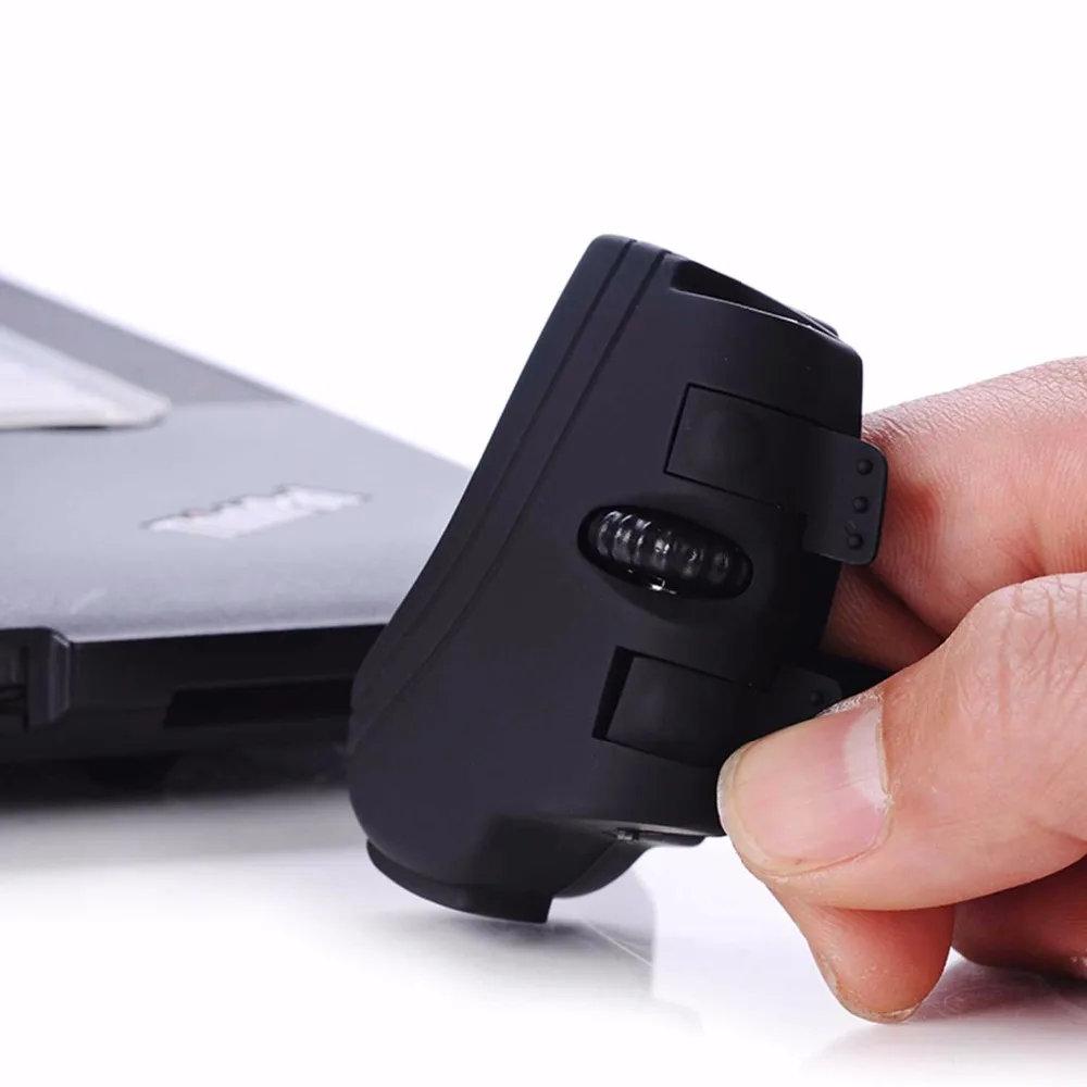 Мини пальчиковая мышь Bluetooth перезаряжаемая игровая мышь Портативная USB оптическая для Android мобильного телефона ноутбука