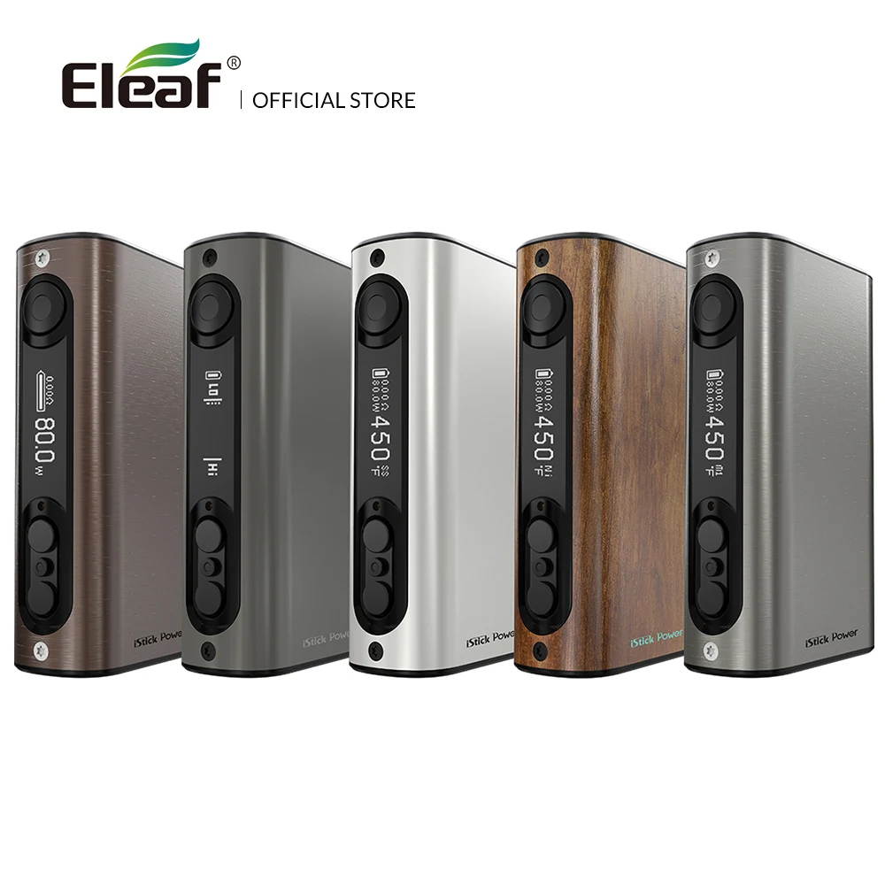 USA Warehouse Original Eleaf iStick Power Box Mod 80w ipower 5000mAh Battery Electronic Cigarette vape mod