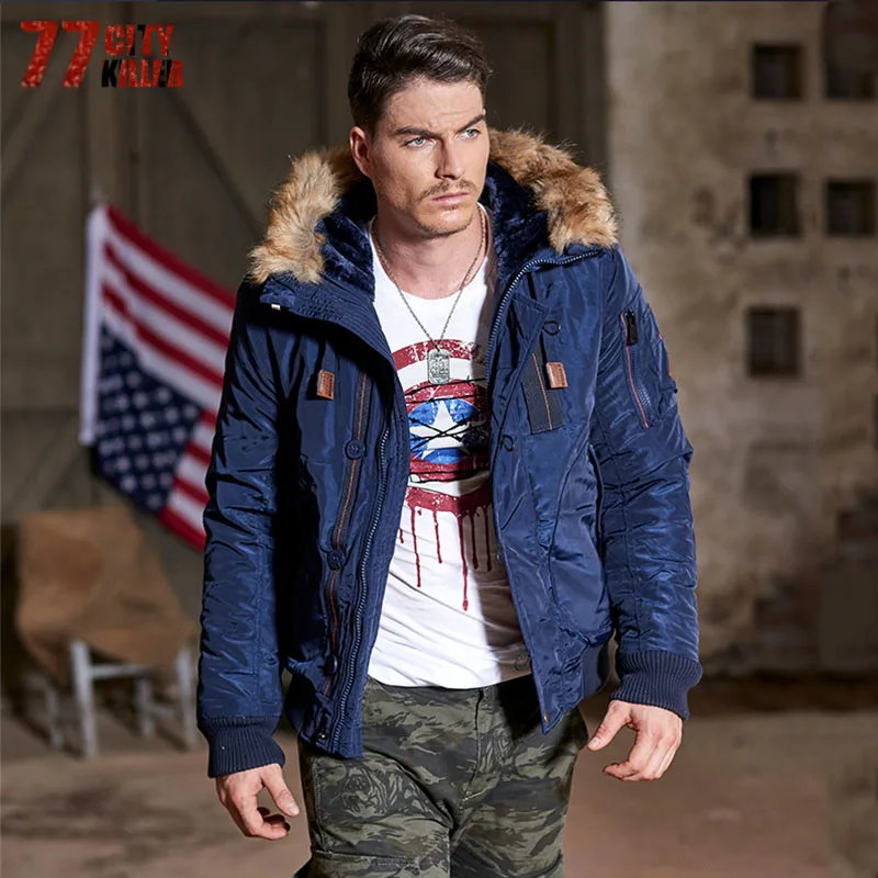 77City Killer 3XL Мужская Зимняя Повседневная Новая Толстая стеганая куртка с капюшоном