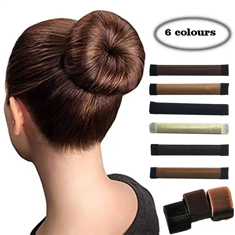 Donut Bun Maker By Sheevol Beauty Hair Bun Making Styling Fashion