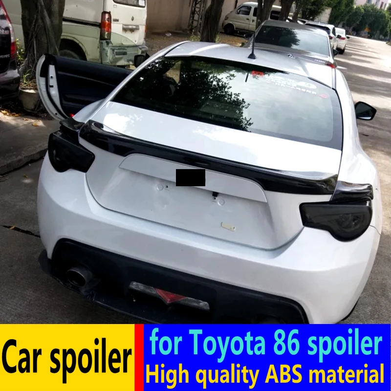 

For Toyota GT 86 spoiler 2012-2017 High quality ABS material Automotive Rear wing Primer color for Subaru BRZ Rear spoiler 2018